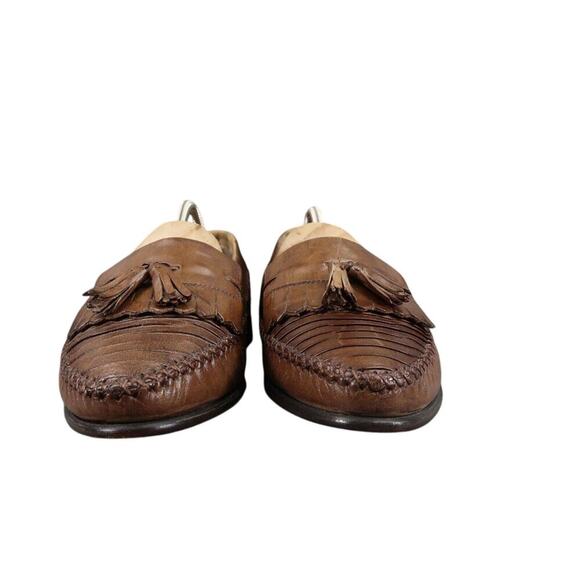 Giorgio Brutini Shoes Mens 9 Loafers Tassel Le Glove Slip On Leather Classic Moc main image 6